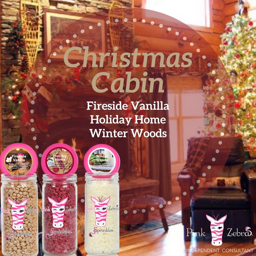 Pink Zebra Sprinkles ‘Christmas Cabin’ 🎄🏠
